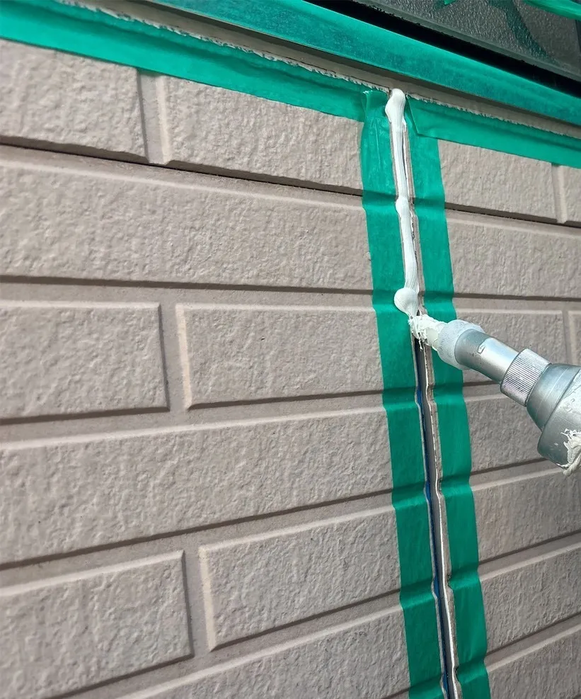 新しいシールを充填しています。