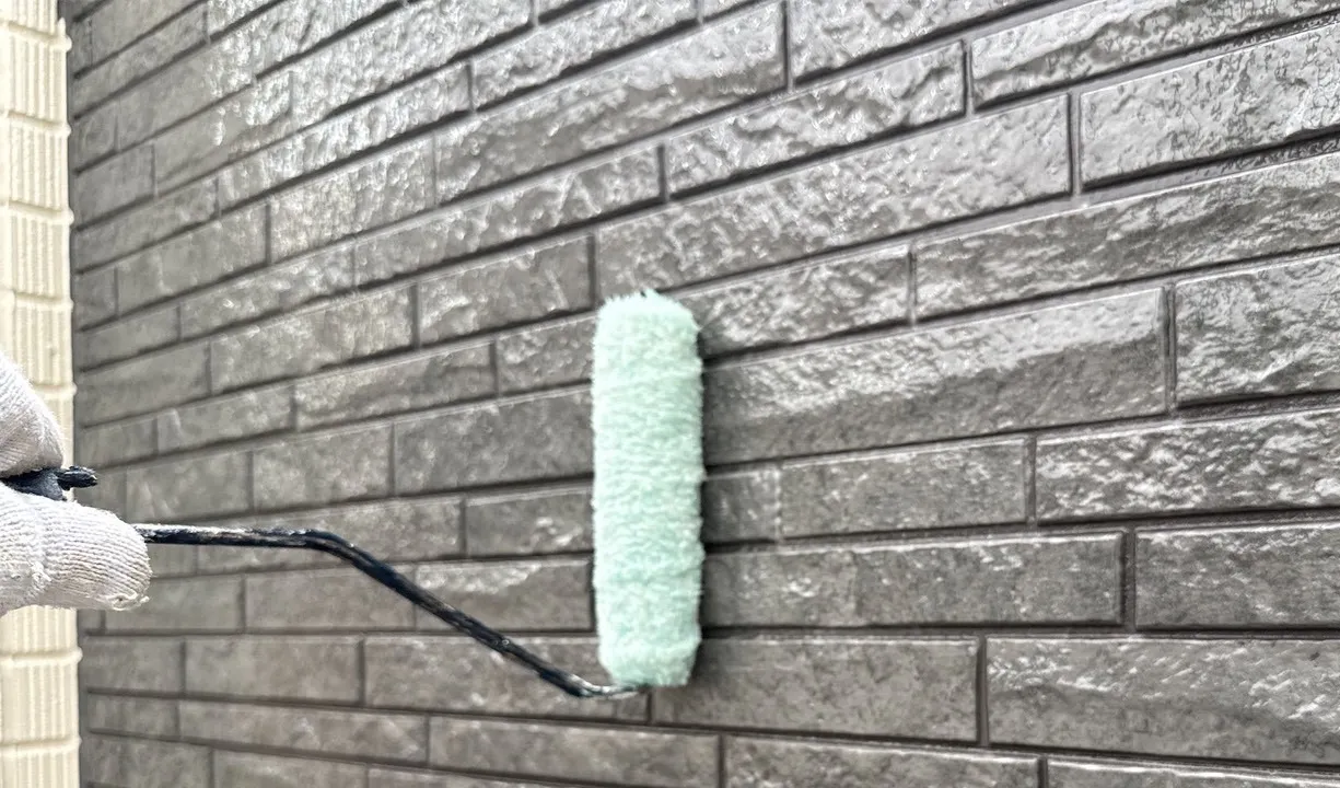 外壁　クリアー2回目