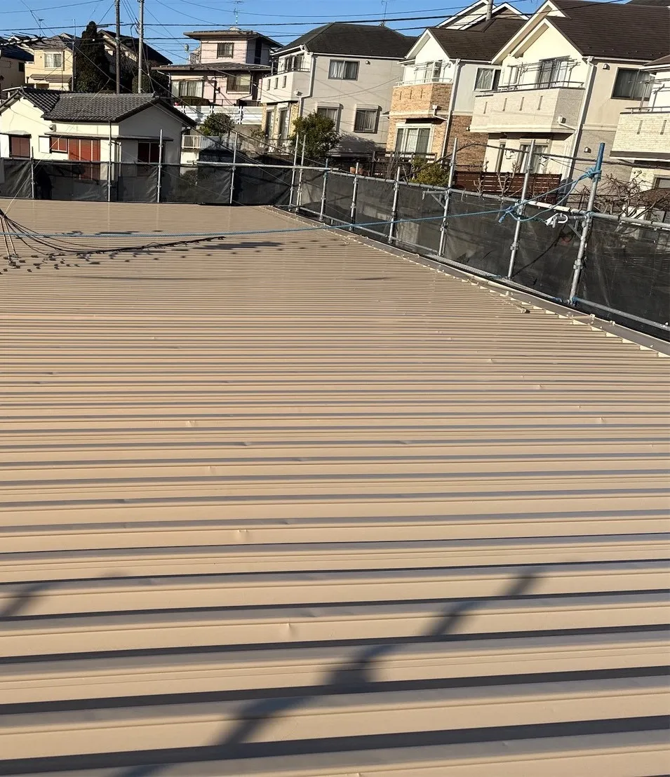 屋根　完了