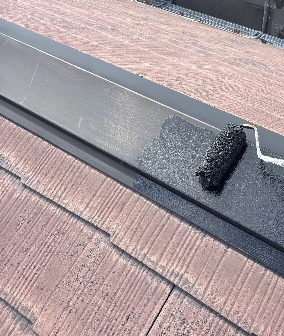屋根板金　錆止め