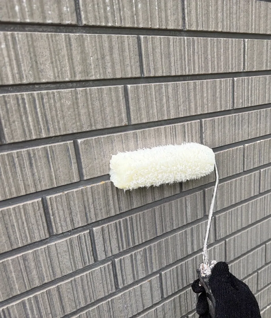外壁　上塗り2回目